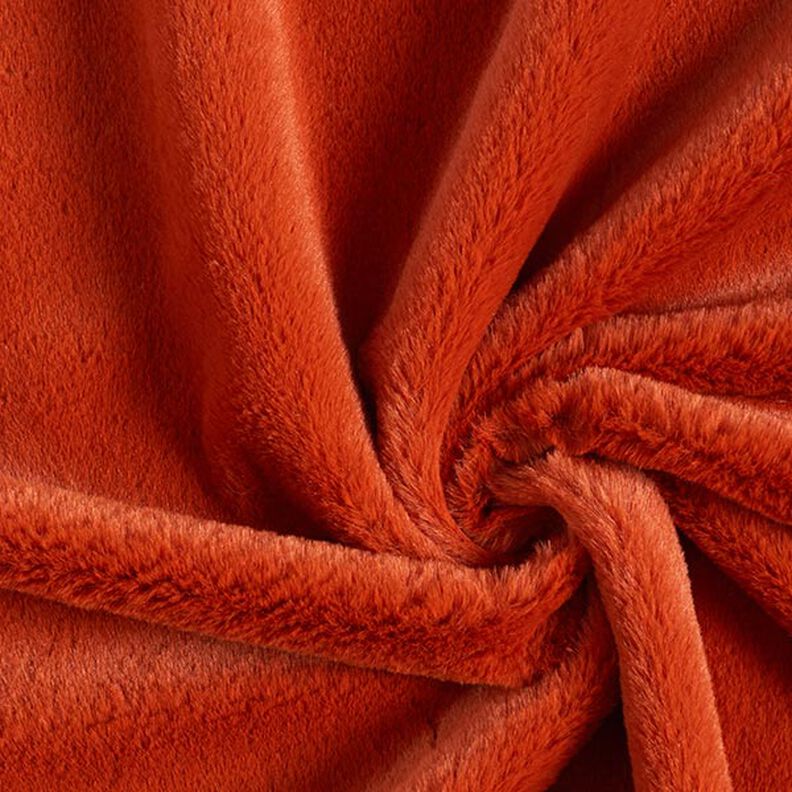 Stoppningstyg Fuskpäls – terracotta, image number 1
