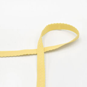 Elastisk kantband spets [20 mm] – gul, 