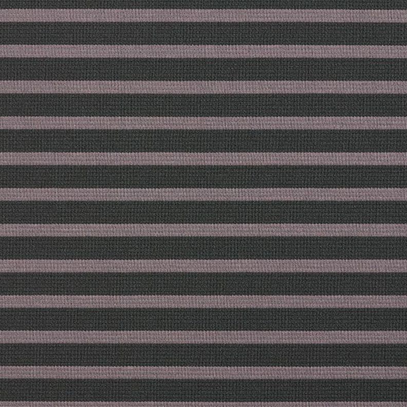 Jacquard jersey randig – lilagrå/antracit,  image number 1