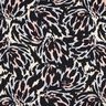 Crepesatin abstrakta kronblad – svart/silver,  thumbnail number 1