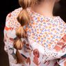 GOTS Bomullspoplin Spridda blommor | Poppy Fabrics – natur/persikofärgad,  thumbnail number 8