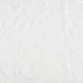 Bomullssatin regnb&aring;gsbroderi &ndash; vit, 