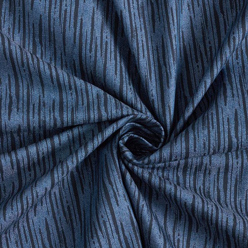 stretchjeans brutna ränder – jeansblå,  image number 3