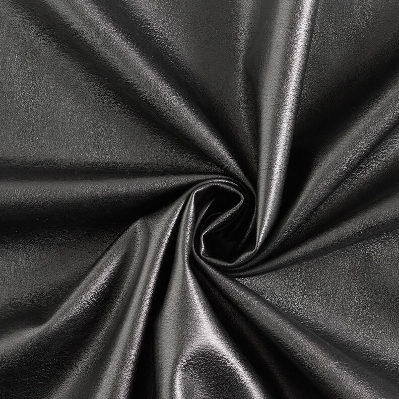 läderimitation lätt enfärgad – svart,  image number 1
