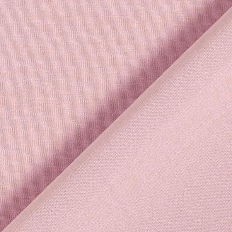 Bomullsjersey medium enfärgad – ljus gammelrosa,  image number 5