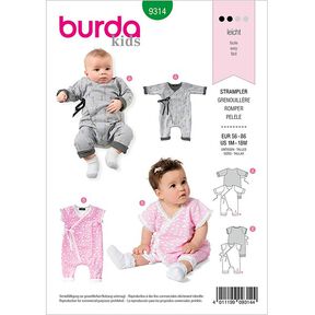 Sparkdräkt, Burda 9314 | 56-86, 