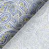 Skjorttyg Överlappande paisley – indigo/oliv,  thumbnail number 4