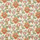 dekorationstyg Canvas orientaliska blomsterornament 280 cm – natur/grön,  thumbnail number 1