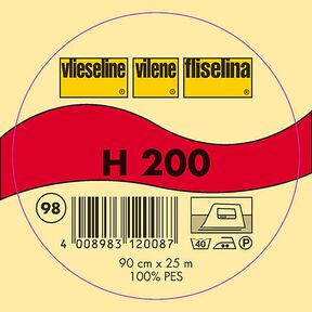H 200 Strykinlägg | Vlieseline – svart, 