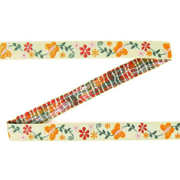 Vävband Fjäril + Blommor 1, image number 1