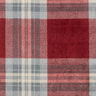 Mysfleece rutor – karminröd/ljusgrå,  thumbnail number 1