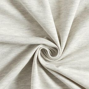 Bomullsjersey Medium Melange – ljusgrå, 