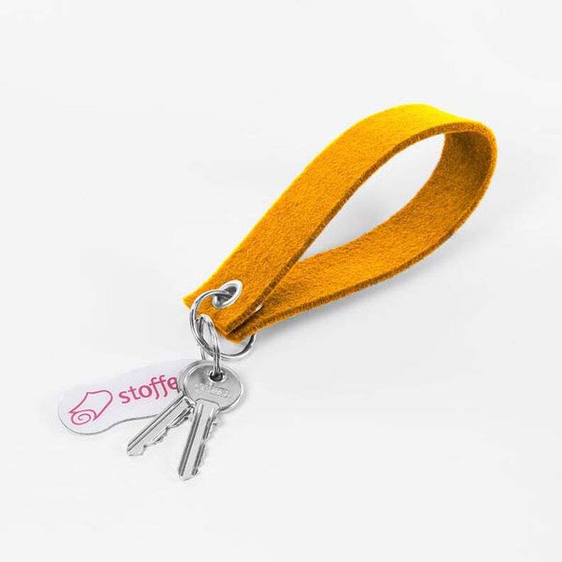 Filt 90 cm / 3 mm tjockt – brandgul, image number 5