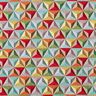Dekorationstyg Gobeläng prisma – kaminrött/ljusblått,  thumbnail number 1