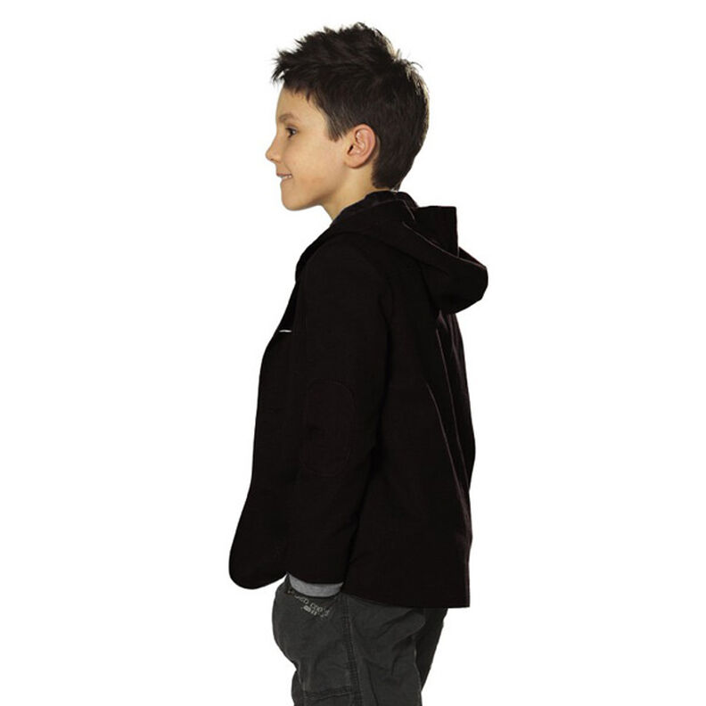 L&auml;tt french terry enf&auml;rgad &ndash; svart,  image number 10