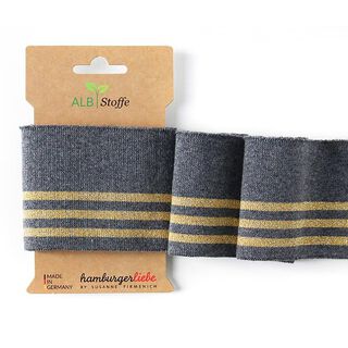 Ribbade muddar (ekologiskt material) Cuff Me GLAM EDITION  [110 cm | 7,5 cm] | Hamburger Liebe, 