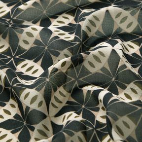 Chiffong cirklar och romber &ndash; svart/yllevit, 