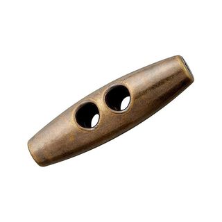 Pinnformad knapp, polyester metalliserad – gammalt guld metallisk, 