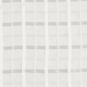 Chiffong Fönsterrutigt – vit,  Chiffong Fönsterrutigt – vit,