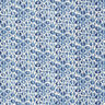 GOTS French Terry Leopardmönster i batik | TCC x LOOKS by Wolfgang Joop – lysande blå/kräm,  thumbnail number 1