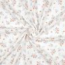 GOTS Muslin/Dubbel-krinkelväv Söta blommor  | Poppy Fabrics – elfenbensvit/brandgul,  thumbnail number 3