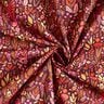 Bomullstyg Kretong Vilda blommor – merlot/purpur,  thumbnail number 3