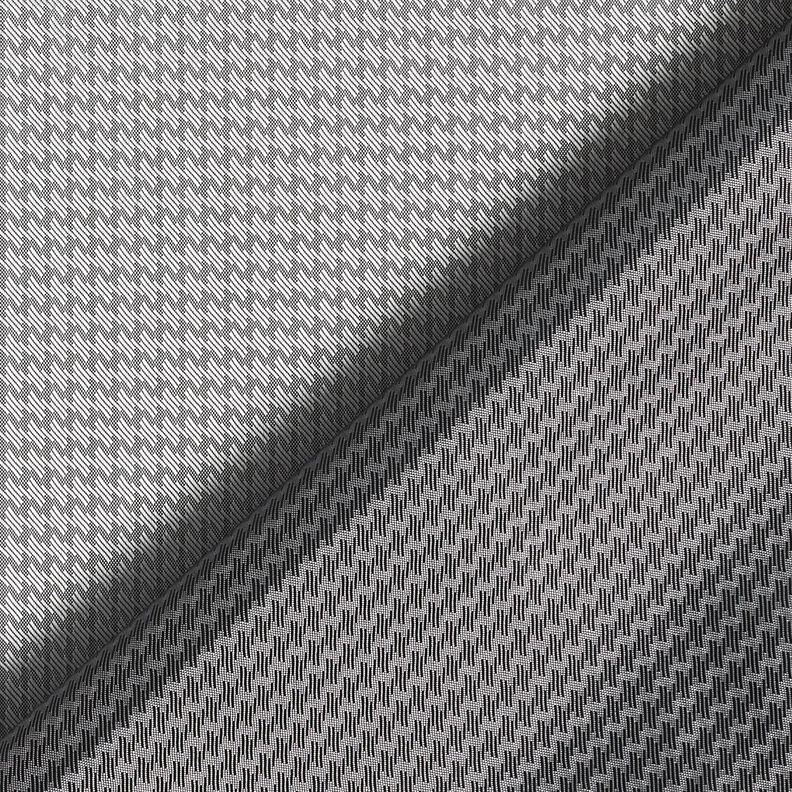 Fodertyg Jacquard sicksack ränder – ljusgrått,  image number 3