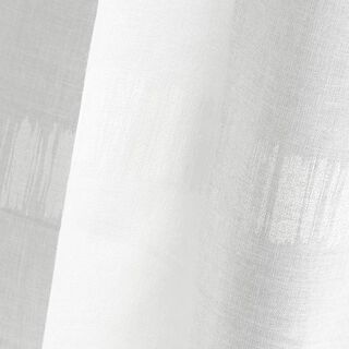 Gardintyg Voile smala ränder 295 cm – vit/elfenbensvit, 