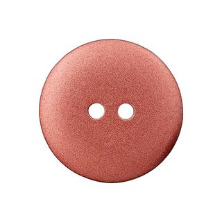 Polyesterknapp Metallic med 2 hål – rött, 