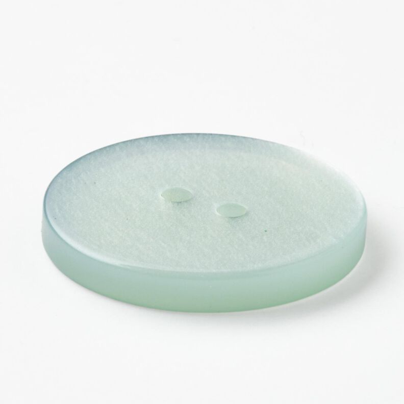 2-hålsknapp blank [Ø 25 mm] – ljus mint,  image number 3