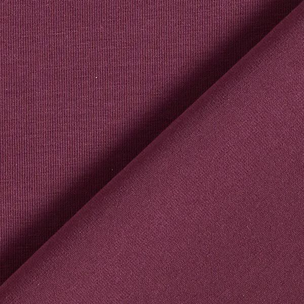 GOTS Bomullsjersey | Tula – aubergine,  image number 3