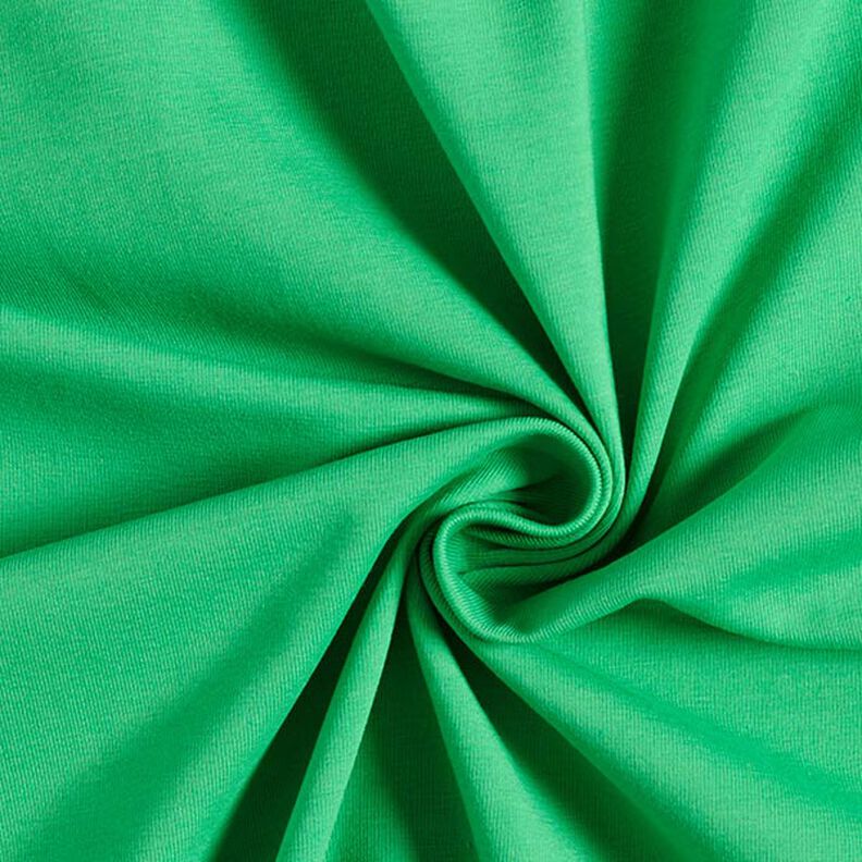 Bomullsjersey medium enfärgad – grön,  image number 1