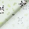 Bomullstyg Kretong gosig panda – grön,  thumbnail number 4