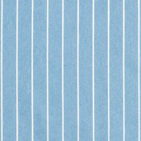 Chambray ränder – ljusblått/yllevit, 