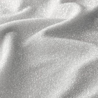 Jerseytyg silver metallicglitter Glamour  – silver metallic, 