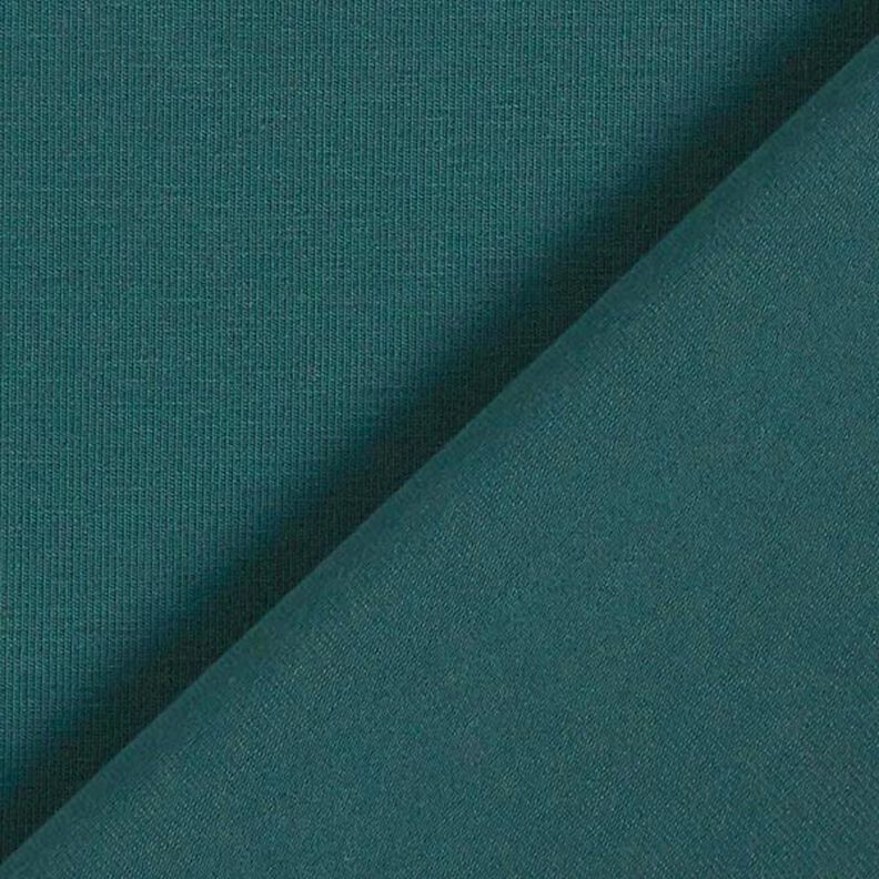 Bomullsjersey medium enfärgad – mörkgrön, image number 5