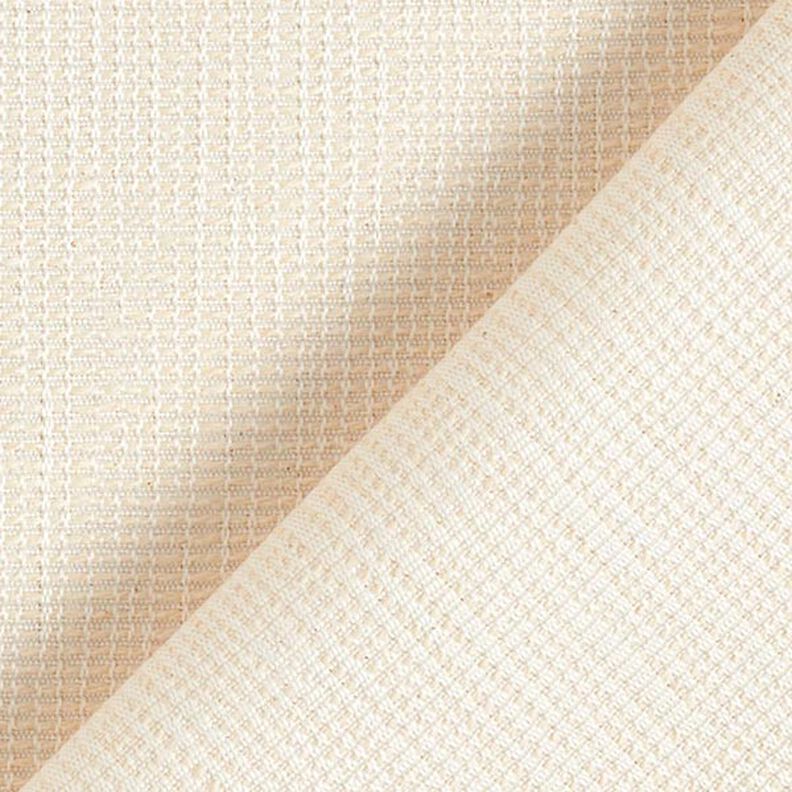 Dekorationstyg Jacquard diskreta ribbor – kräm, image number 3