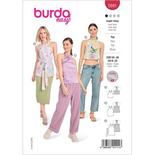 Topp  | Burda 5891 | 34-48, 