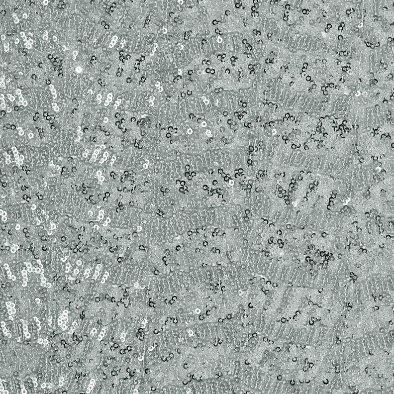 mikro-paljett-tyg enfärgat – silver,  image number 1