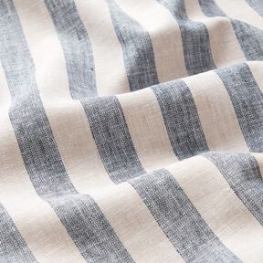 Linne-Mix R&auml;nder &ndash; natur/marinbl&aring;, 