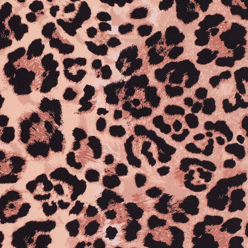Baddräktstyg Leopardmönster – koppar/svart,  image number 6