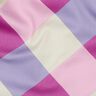 Bomullssatin Large Gingham | Nerida Hansen – pastellviolett/yllevit,  thumbnail number 2