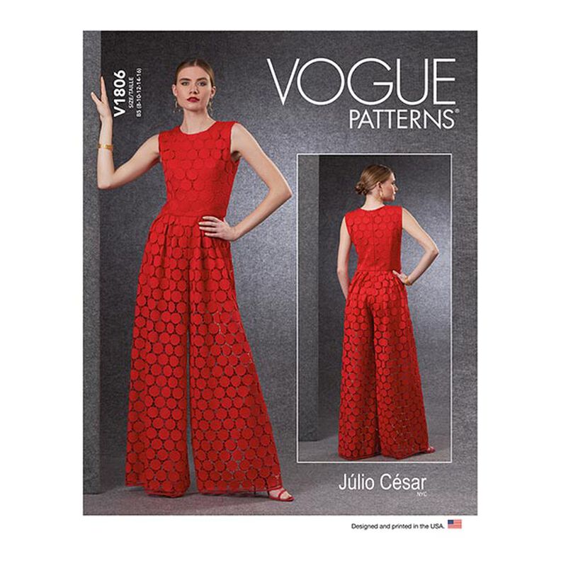 Jumpsuit, Vogue 1806 | 42-50,  image number 1