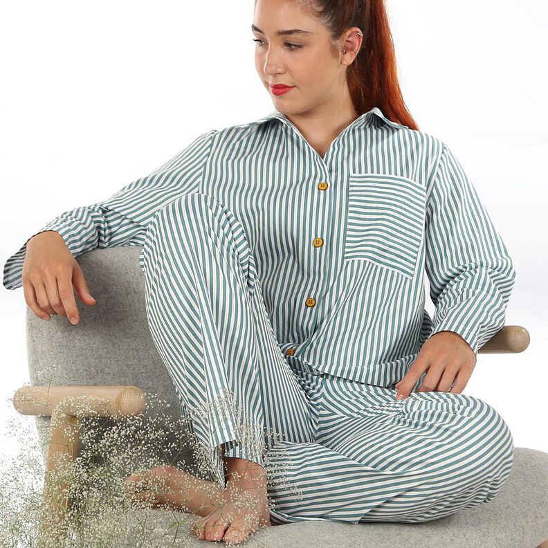 FRAU HILDA Pyjamas med korta och långa versioner | Studio Schnittreif | XS-XXL,  image number 6