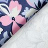 Sommarsweat Stora blommor | Poppy Fabrics – jeansblå,  thumbnail number 4
