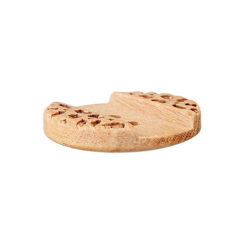 Träknapp 2 hål – beige,  image number 2