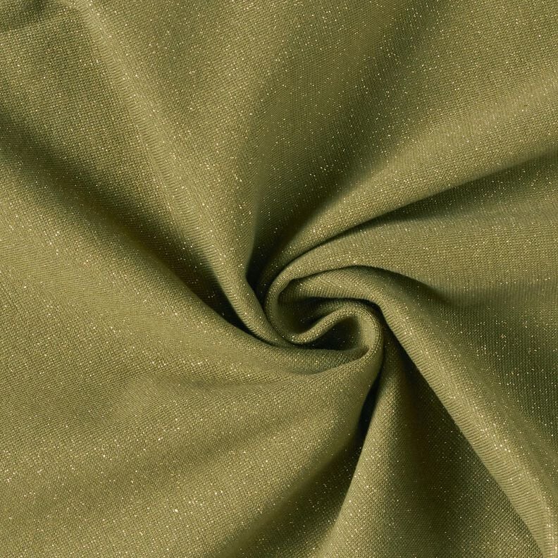 Glittermuddar rörformigt tyg – oliv/guldmetallic, image number 1
