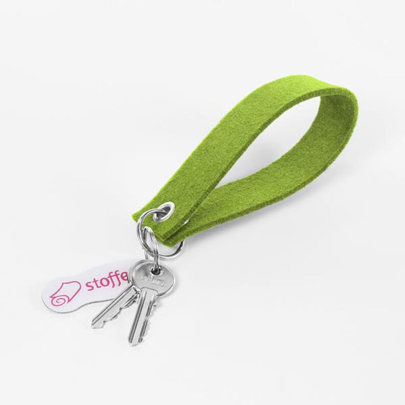 Filt 45 cm / 4 mm tjock – äppelgrönt,  image number 3