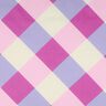 Bomullssatin Large Gingham | Nerida Hansen – pastellviolett/yllevit,  thumbnail number 1
