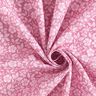 Bomullspoplin tvåfärgade blommor – gammalt rosa/rose,  thumbnail number 3